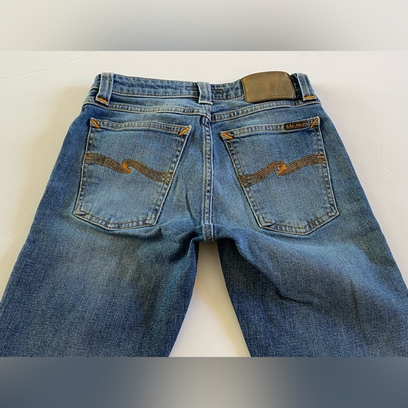 NUDIE JEANS Premium Organic Cotton Made in Italy Women's Skinny Jeans Size 26 - Picture 4 of 14